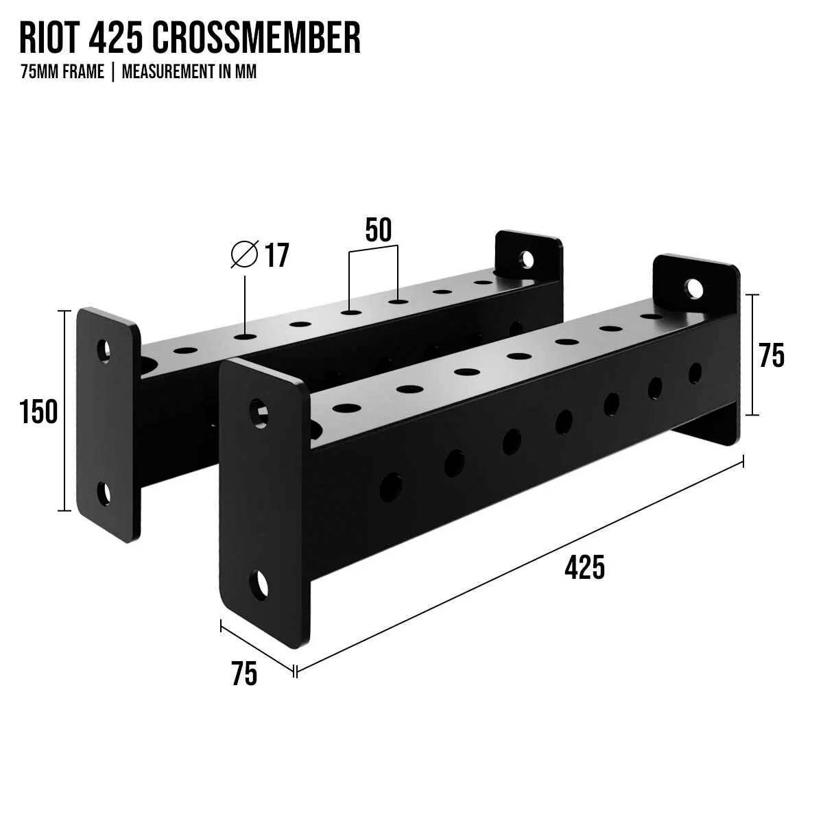 Riot MRR 75 | Crossmembers - Image 7