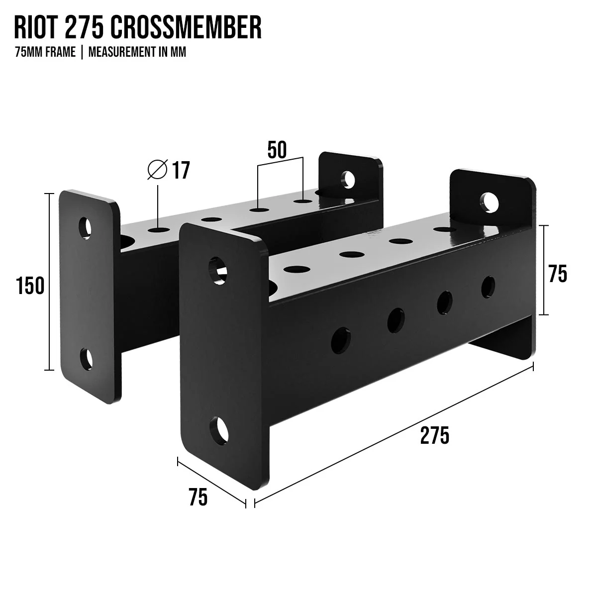 Riot MRR 75 | Crossmembers - Image 8