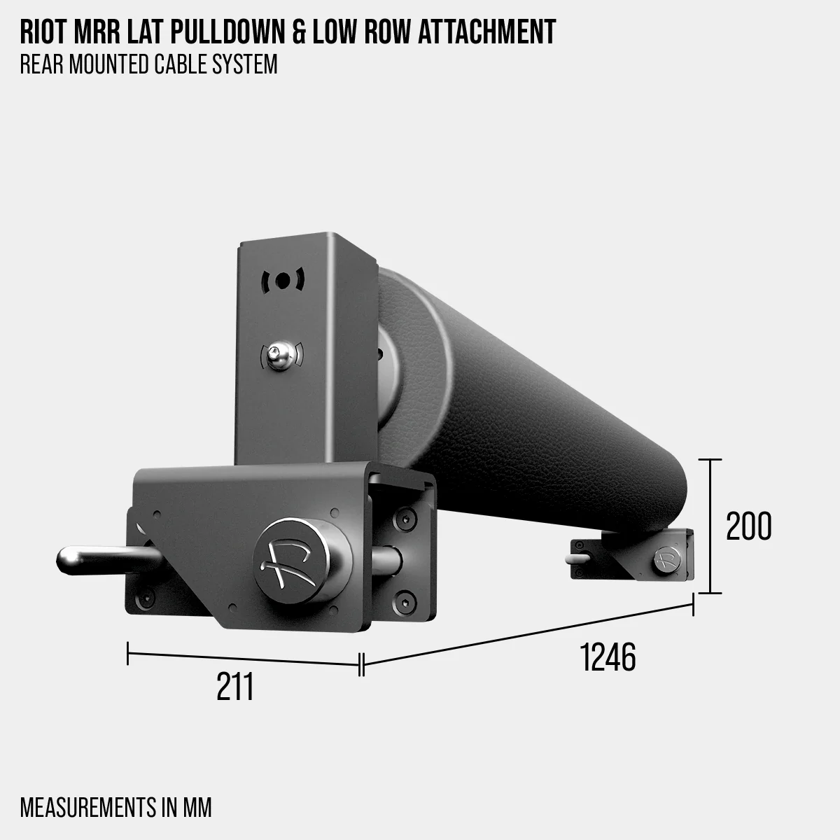 Riot MRR Leg Roller Pad Attachment - Image 2