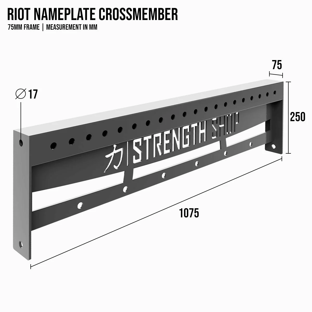 Riot MRR 75 | Nameplate Crossmember - Image 3
