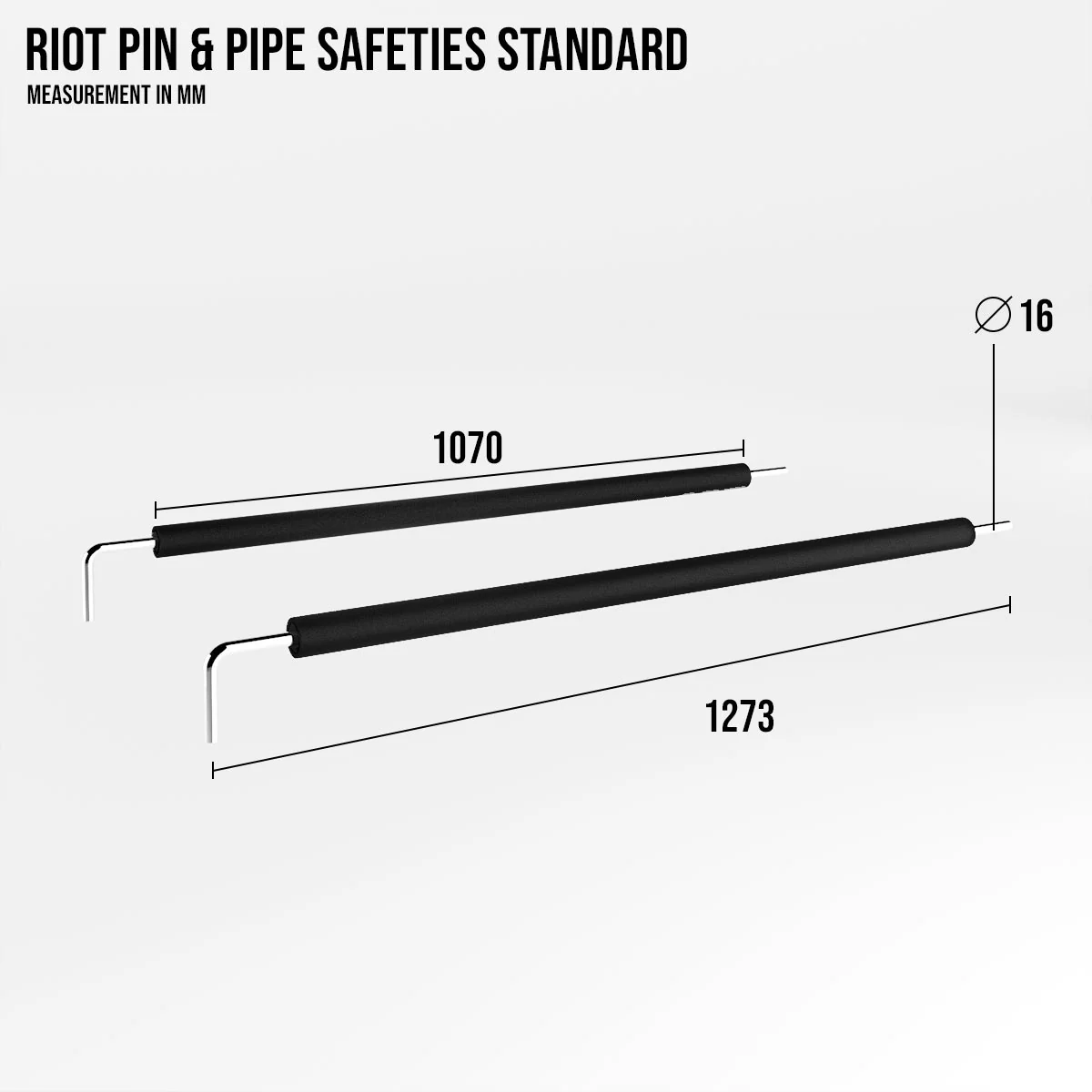 Riot MRR 75 | Pin & Pipe Safeties – 1075, Pair - Image 3