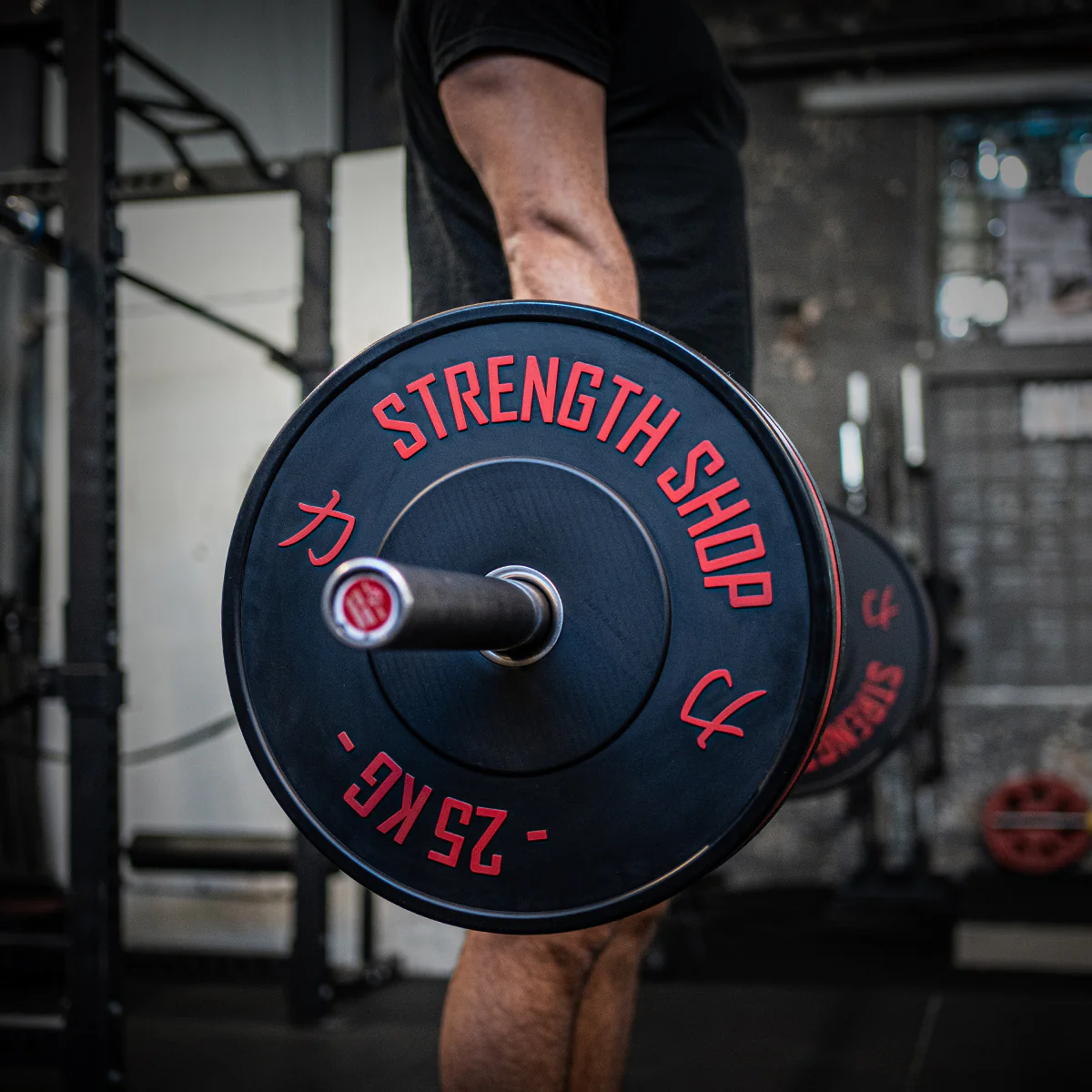 Rubber Bumper Plates w/ Colour Coded Stripe, 5kg-25kg or 150kg Set - Image 10