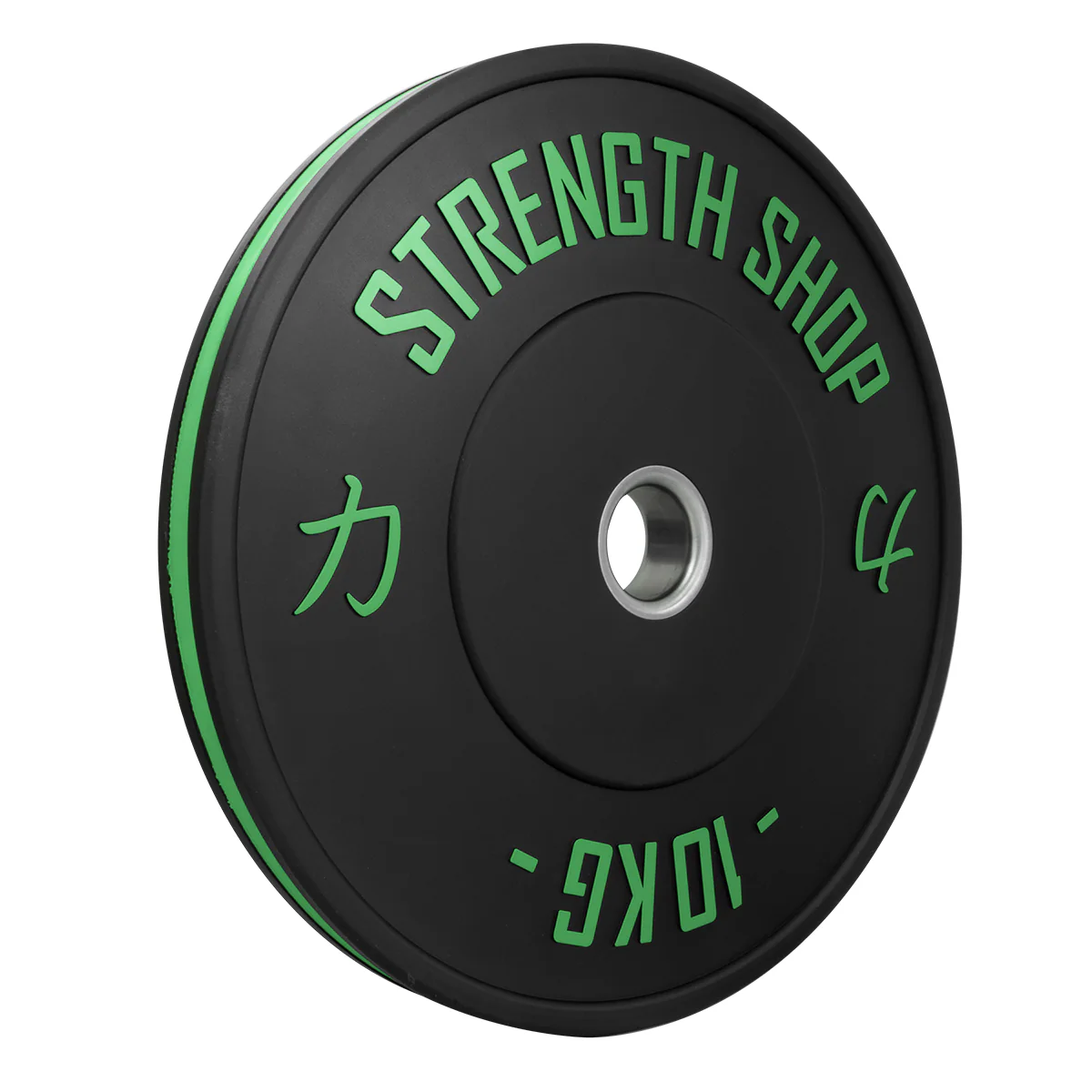 Rubber Bumper Plates w/ Colour Coded Stripe, 5kg-25kg or 150kg Set - Image 4