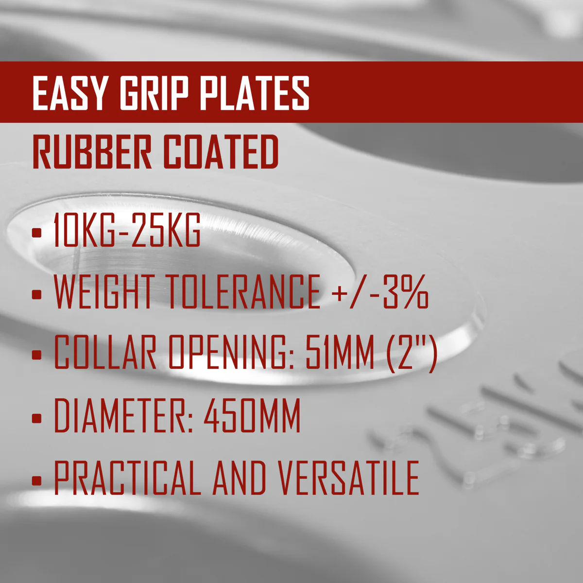 Rubber Coated Easy Grip Plates - Image 8
