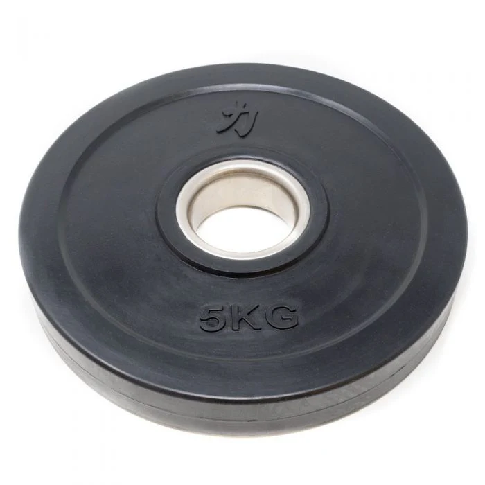 Rubber Coated Plates - Black, 1.25kg-5kg - Image 10