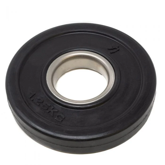 Rubber Coated Plates - Black, 1.25kg-5kg - Image 5