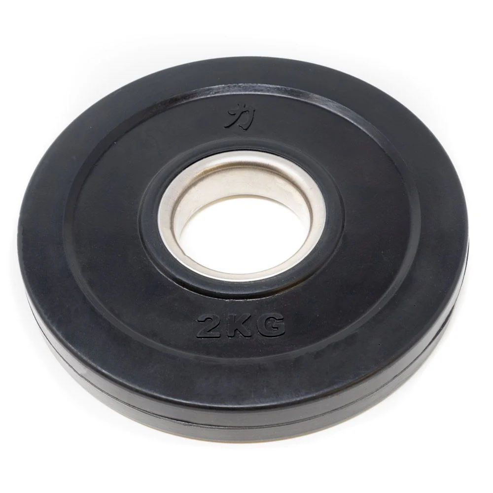 Rubber Coated Plates - Black, 1.25kg-5kg - Image 7