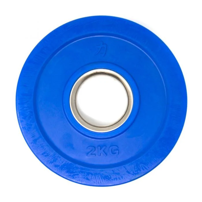 Rubber Coated Fractional Plate Set, Coloured - 15KG - Image 9