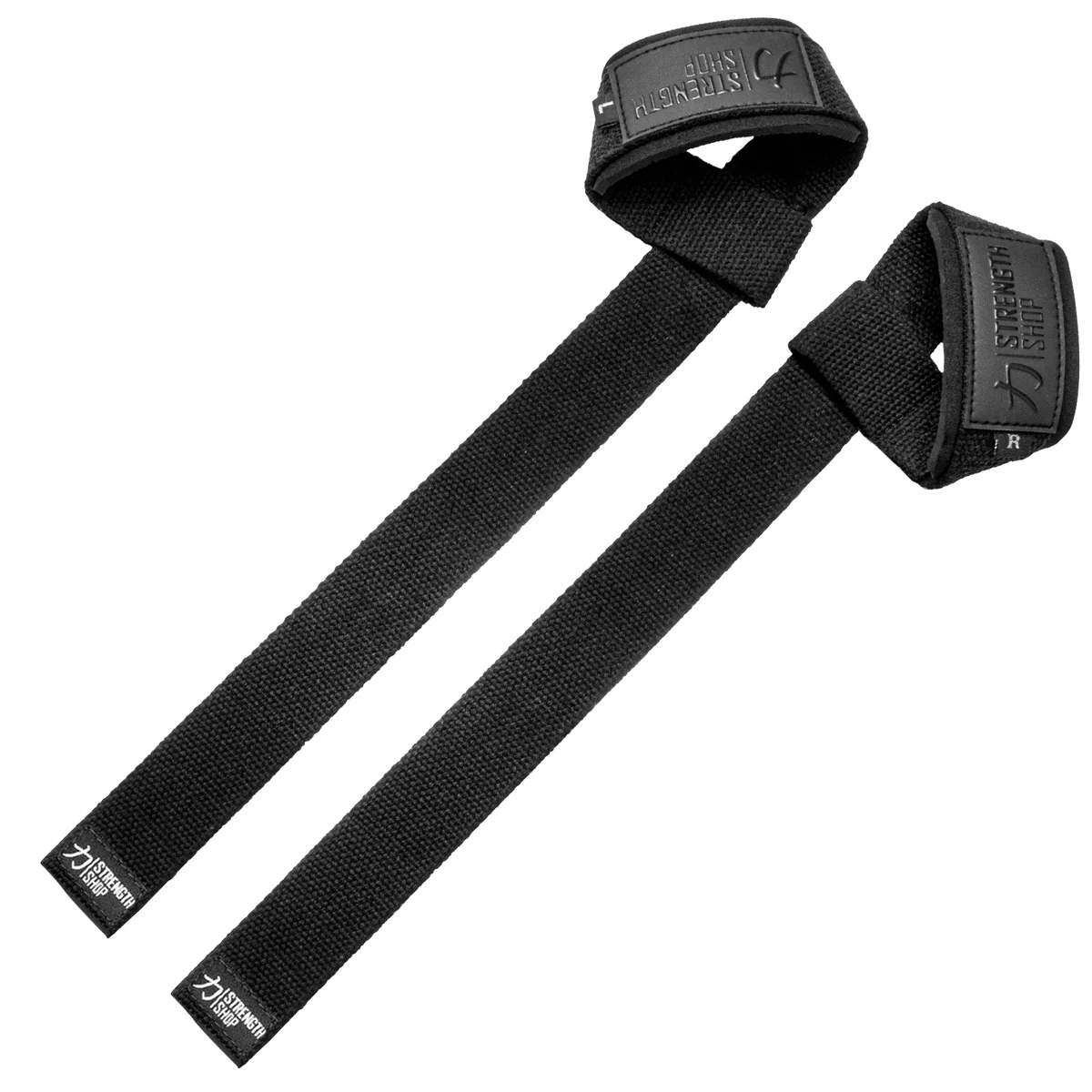 Stealth Black PRO Lifting Straps, 50cm or 65cm - Image 3