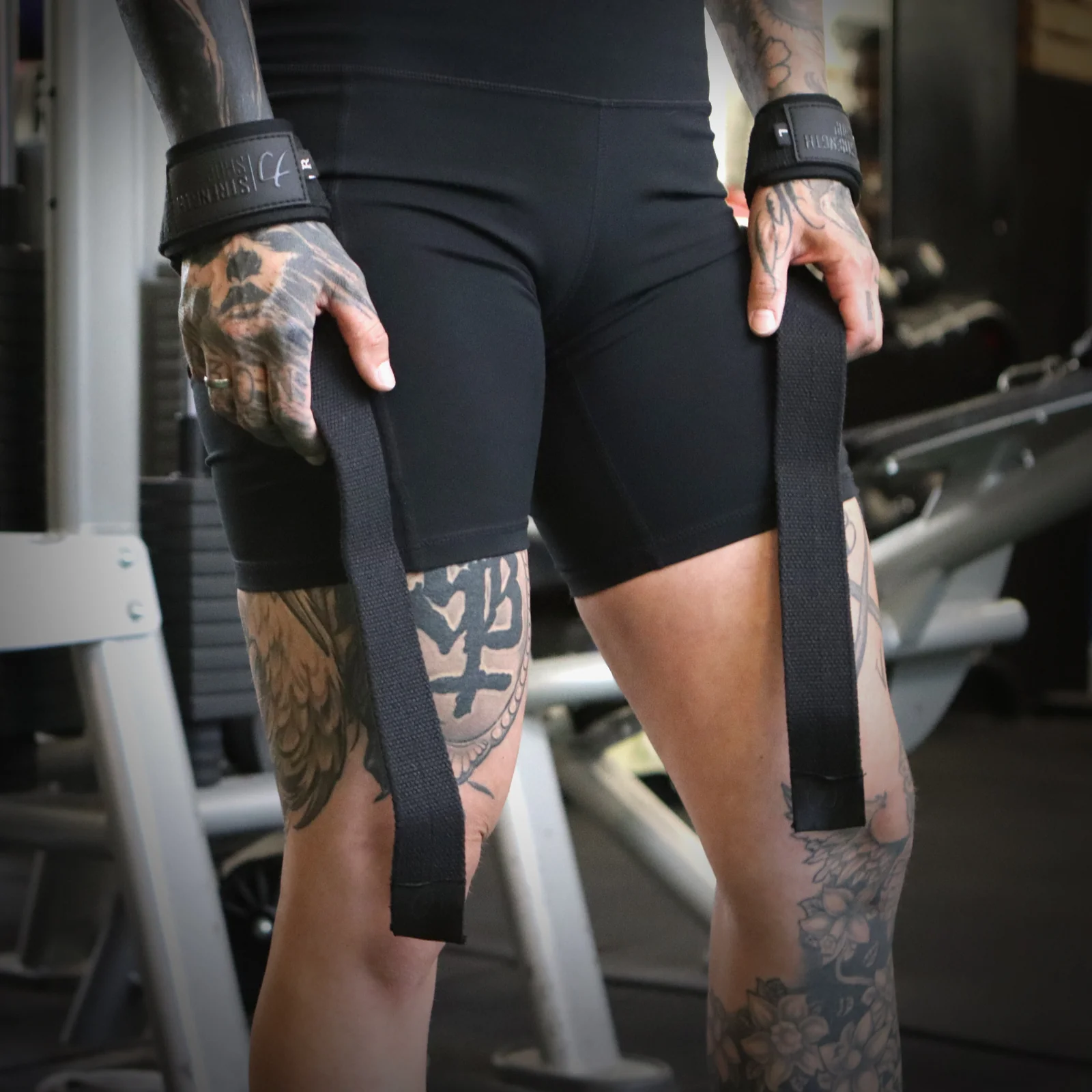 Stealth Black PRO Lifting Straps, 50cm or 65cm - Image 7