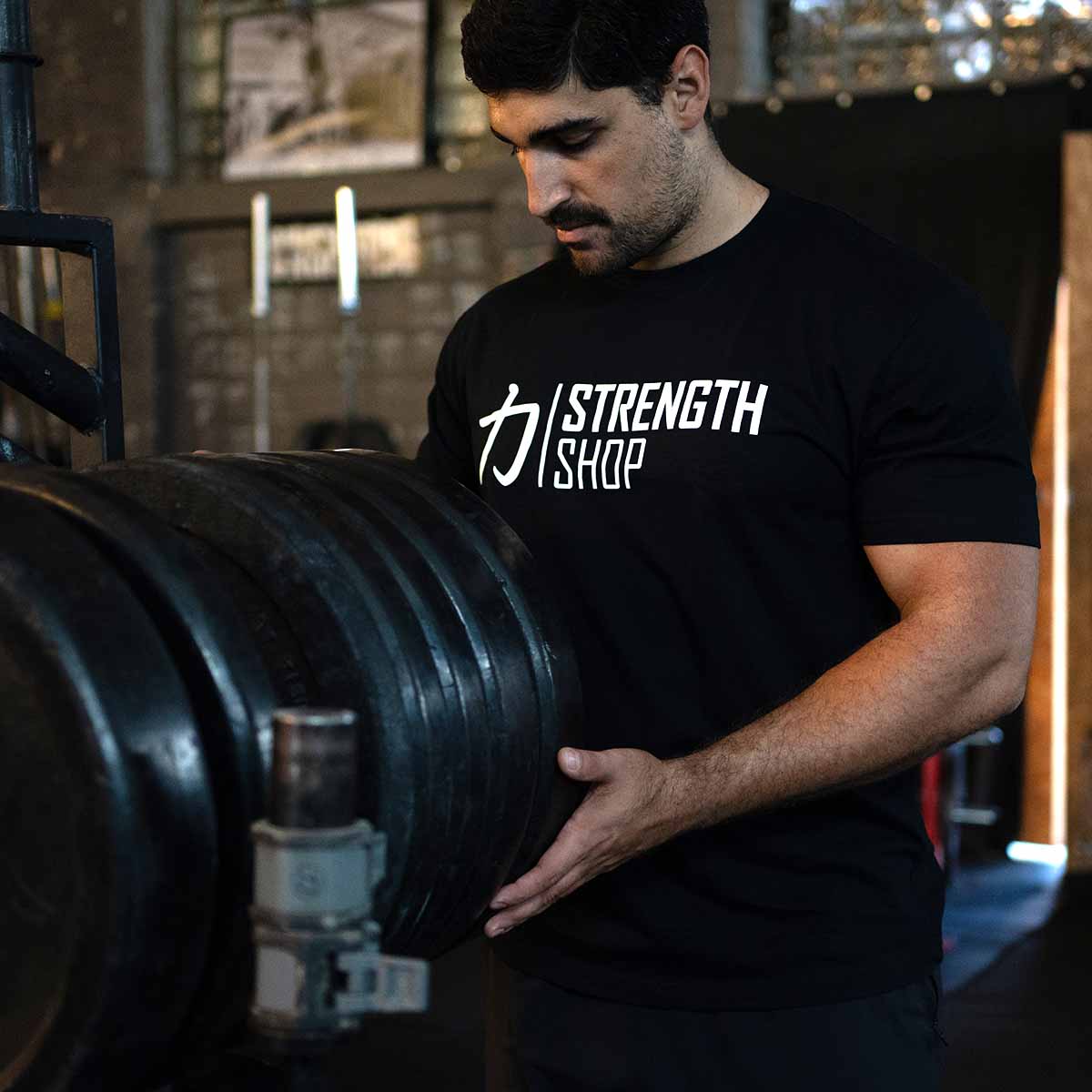 Strength Wear Logo T-Shirt V3 – Black - Image 4