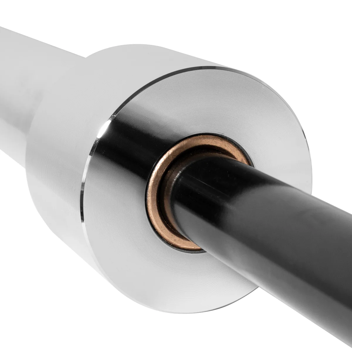 Original Texas Deadlift Bar - Black Zinc / Chrome Sleeves - Image 3