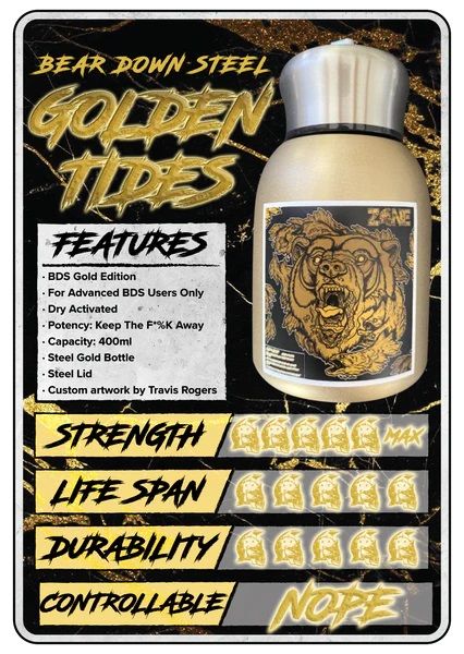 Z☠️NE Bear Down Steel Golden Tides - Dry Athletic Salt - Image 3